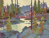 Robert Genn, Quiet Pond, Contraluz