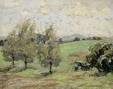 A. Y. Jackson, Berlin, Ontario [double-sided], 1910, oil on wood panel
