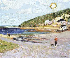 Jean-Claude Roy, Spring Day at North Harbour, 2005, acrylic on canvas