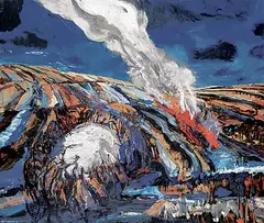 David T. Alexander, Winter Scorched Earth, 1993, oil on canvas