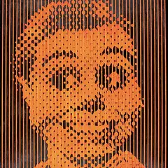 Christopher Cran, Howdy Doody, 1990, oil and acrylic on wood board
