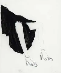 Cathy Daley, Untitled - End of the Night, 2000, oil pastel on vellum