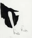 Cathy Daley, Untitled - End of the Night, 2000, oil pastel on vellum
