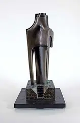 Jean-Guy Dallaire, Cathedrale des Hommes No. 3 #1/1, 1982, bronze sculpture