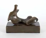 Jean-Guy Dallaire, Reclining Figure Looking at the Clouds #2/12, 2000, bronze sculpture