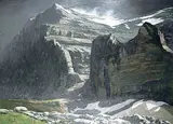Chris S. Flodberg, Mountain Gate, 2016, oil on canvas