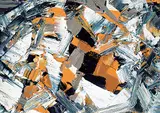 Chris S. Flodberg, Broken Grid, Orange, Brown and Black