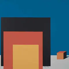 Joseph Kadar, Solid Geometry, 2011, acrylic on canvas board