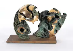 Roy Leadbeater, Birth of Atlas #1/1, bronze sculpture
