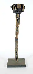 Roy Leadbeater, Untitled - Tall Large Candle Holder, bronze scultpure