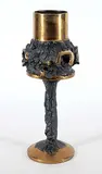Roy Leadbeater, Untitled - Organic Form Candle Holder, bronze scultpure