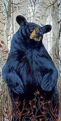 Kari Lehr, Winterlude, 2020, acrylic on canvas