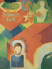 Ronald Benjamin Moppett, No. 12 Leicester City, 1967, acrylic and mixed media on canvas