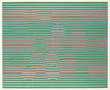 Katie von der Ohe, Circle Round About #14/39, 1969, colour silkscreen on paper