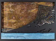 Michael Perks, Chinaman's Glow, laser cut metal