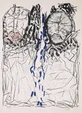 Jean Paul Riopelle, Affiche avant la lettre No. 142 #H.C., 1974, colour lithograph on paper