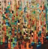 Stephanie Rivet, Reve de Liberté, acrylic on canvas