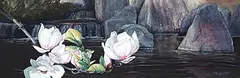 Carl Schlademan, Fragrance Remembered, acrylic on canvas