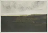 Takao Tanabe, Dark Prairie II #20/35, 1984, colour etching on paper