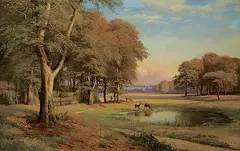 Anders Andersen-Lundby, Untitled - Quiet Afternoon, 1873, oil on canvas