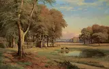 Anders Andersen-Lundby, Untitled - Quiet Afternoon, 1873, oil on canvas