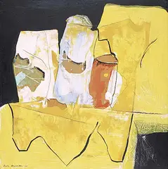 Earla M. Alexander, Still Life, 1986, acrylic on wood board