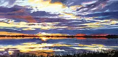 Jennifer Annesley, Paintearth Wetlands, 2017, watercolour on paper