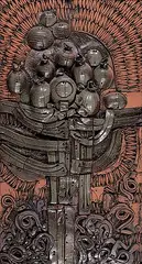 Edward Drahanchuk, Untitled - The Life of Plants, glazed ceramic assemblage