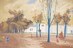 Colin D. Graham, Boulevard, 2002, oil on canvas