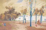 Colin D. Graham, Boulevard, 2002, oil on canvas
