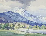 Alfred Crocker Leighton, Valley of Yellowstone