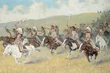 Matt Lindstrom, Untitled - The Charge, oil on canvas