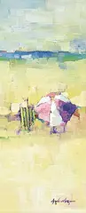 Angela Morgan, One Umbrella, 2009, oil on canvas