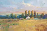 Francine Noreau, The Golden Hour, oil on canvas