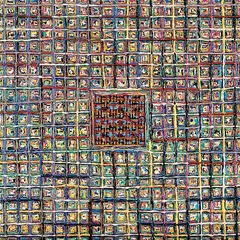 Mary Shannon Will, Darjiling, 2004, acrylic and glass on wood panel