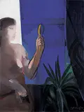 Walter Joseph Gerard Bachinski, Bather with Yucca Plant, 1982, pastel on paper