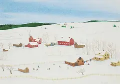 Ann Blades, Untitled - Campbell's Pond, watercolour on paper