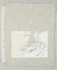 Wendy Cain, Untitled - Handmade Paper Study #1/1, mixed media on paper