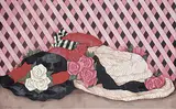 Sheila Cotton, Untitled - Garden Hats, oil on canvas