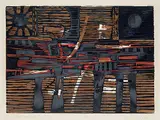 John Kenneth Esler, Dark Nights and Sunny Days No. 3 #10/12, 1965, colour wood block on paper