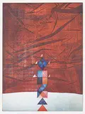 John Kenneth Esler, Signals #19/50, 1978, colour etching on paper