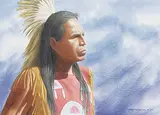 Terry Gregoraschuk, Storm on the Horizon, 1992, watercolour on paper