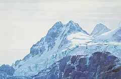 Melvin George Heath, Glacier's Edge, watercolour on paper
