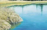 Grant Bourne Hillman, Pool of Solitude, 1980, acrylic on paper