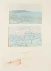 Frank Lapointe, Newfoundland Postcard Series, Mrs. Abbott's Album #10/22, 1976, colour lithograph on paper