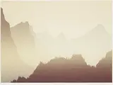 Peter and Traudl Markgraf, Rocky Mountains #1/125, colour silkscreen on paper