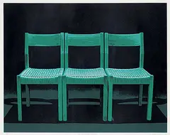 Ian Martin, The Rainforest Chairs [Green] #11/14, 1981, colour silkscreen on paper