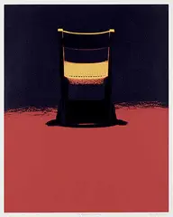 Ian Martin, The Rainforest Chairs [Red] #11/14, 1981, colour silkscreen on paper