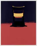 Ian Martin, The Rainforest Chairs [Red] #11/14, 1981, colour silkscreen on paper