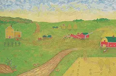 Harvey A. McInnes, Lest We Forget, 1982, coloured pencil on paper